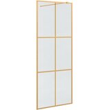  Stijenka za walk-in tuš s prozirnim staklom ESG zlatna 80x195cm | Eponuda.com