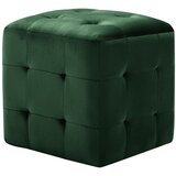  Noćni ormarići 2 kom zeleni 30x30x30 cm od baršunaste tkanine | shoptok.hr