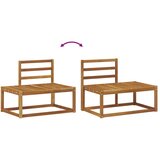  Set vanjskih sofa 4 Komad Prirodna Čvrsto drvo akacije | shoptok.hr