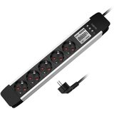 Logilink produžni kabl 5 mesta, LCD displej potrošnje, aluminijum ( 5714 ) cene