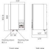 Fujitsu HIGH POWER WOYK140LCTA + WSYK160DG9 split toplotna črpalka (14kW, trofazna) - | Shoptok.si