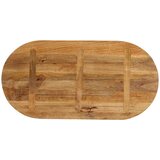 Stolna ploča 110 x 40 x 3,8 cm ovalna od masivnog drva manga | shoptok.hr
