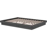  Okvir za krevet od masivnog drva sivi 140 x 190 cm | Eponuda.com