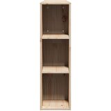 vidaXL Vzglavje s predelki 135 cm trdna borovina | Shoptok.si