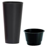 Prosperplast Plastična saksija Tubus Slim 25x48 cm antracit | ePonuda.com