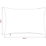  Presvlaka za jastuk 6 pcs HEERLEN Krem 30 x 50 cm Kord - Krem 30 x 50 cm 6 | shoptok.hr