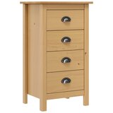 vidaXL Komoda Hill 46x35x80 cm trdna borovina u
