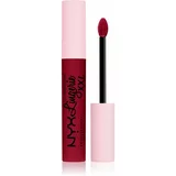 NYX Professional Makeup Lip Lingerie XXL tekući ruž za usne s mat finišom nijansa 22 - Sizzlin 4 ml