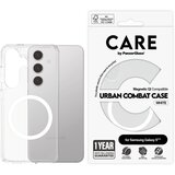 PanzerGlass Samsung Galaxy S25 Care Urban Combat transparent/bel ovitek, (21691078) | Shoptok.si