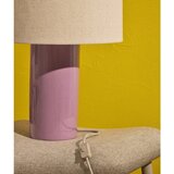 Kave Home Ljubičasta/bež stolna lampa s tekstilnim sjenilom (visina 52 cm) Toneric – | shoptok.hr