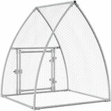  Kavez za kokoši srebrni 100 x 105 x 120 cm od pocinčanog čelika | Eponuda.com