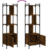  Regal za knjige s vratima boja hrasta 44,5x30x154,5 cm drveni | Eponuda.ba