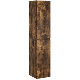 vidaXL Omejen kabineta za kopalnico Dimljen hrast 33 x 34,5 x 160 cm, (5000245903) | Shoptok.si