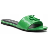 Calvin Klein Jeans Natikači Flat Sandal Slide Mg Met YW0YW01348 Classic Green 0IA