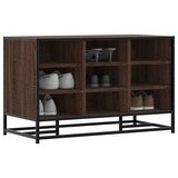 Klupa za cipele smeđi hrast Konstruirano drvo i metal | shoptok.hr