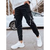 DStreet Spodnie męskie bojówki czarne | shoptok.hr