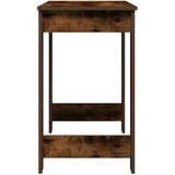 vidaXL Pisalna miza dimljeni hrast 100x45x75 cm inženirski les | Shoptok.si