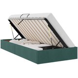  Otomanski krevet s pohranom Tamnozelena 100 x 200 cm Baršun | shoptok.hr