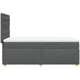  Krevet s oprugama i madracem tamnosivi 100 x 200 cm od tkanine | shoptok.hr