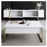 Hanah home luksuzni set nameštaja za dnevnu sobu - bela, zla | Eponuda.com