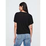 GAP Linen crop t-shirt - Women's | shoptok.hr