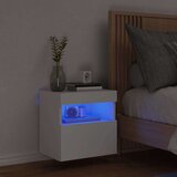  Zidni TV ormarić s LED svjetlima bijeli 40 x 30 x 40 cm | shoptok.hr