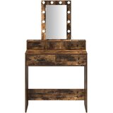  Toaletni stol Smeđa 79 x 41 x 140 cm Konstruirano drvo | shoptok.hr