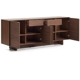 Kave Home Tamno smeđa komoda u dekoru oraha 194,5x78x45 cm Norlen – | shoptok.hr