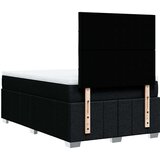 vidaXL Box spring postelja z vzmetnico črna 120x190 cm blago | Shoptok.si