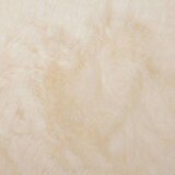  Faux Rabbit Fur Rug Krema Ø 120 cm Poliester | shoptok.hr