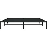 Metalni Kovinski posteljni okvir črn 193x203 cm | Shoptok.si