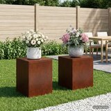  Stalak za biljke 2 pcs Rđa 40 x 40 x 40 cm Otporni čelik | shoptok.hr