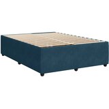  Krevet s oprugama i madracem tamnoplavi 140x190 cm baršunasti | shoptok.hr