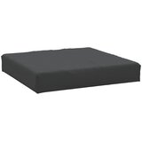  Paletni podni jastuk od tkanine 60 x 60 x 6 cm crni | shoptok.hr