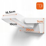  LED Stm spoljašnje zidno svetlo LED/12/18/24W/230V 3000/4000/6500K IP54 bela | Eponuda.com