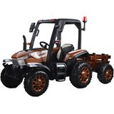 Veliki traktor s prikolicom 4×4 – smeđi | shoptok.hr