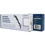 Gembird MA-DA1U-01 podesivi stoni držač za monitor sa usb portom, tilt 17-32 max.9kg Cene