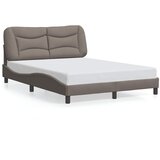  Okvir za krevet bez madraca Hvar smeđesivi 140 x 190 cm od tkanine | shoptok.hr