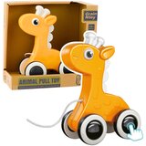 Interaktivna žirafa na povlačenje - žuta | shoptok.hr