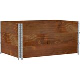 Maison Chic Vrtno korito - Greda - Cvetlični Lonec rjavo 120x80 cm trdna borovina, (21788637) Cene