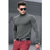 Madmext Sweater - Khaki - Fitted Cene