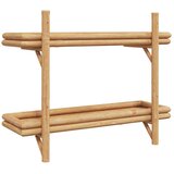  Polica na zidu s policom Zidne Smeđa 75 x 26 x 60 cm bambus | shoptok.hr