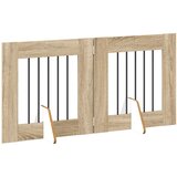  Vrata za pse s postoljem 2 pcs Hrast sonoma 60 x 60 cm | shoptok.hr