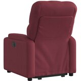  Električni naslonjač na podizanje od tkanine boja vina | shoptok.hr