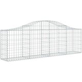  Gabionska košara s lukom 200 x 30 x 60/80 cm pocinčano željezo | shoptok.hr