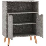  Komoda siva boja betona 60 x 30 x 72 cm od konstruiranog drva | shoptok.hr