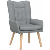  Fotelja Svijetlo siva 63 x 67 x 94 cm Tkanina i šperploča | Eponuda.ba