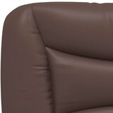  Posteljni okvir z vzglavjem rjav 200x200 cm umetno usnje, (21082008) | Shoptok.si