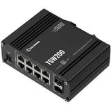stikalo Giga 8-port 8x PoE 2xSFP 240W DIN Mini TSW200, (5000319505)