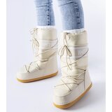 Gemre Beige lightweight insulated snow boots Everett Cene